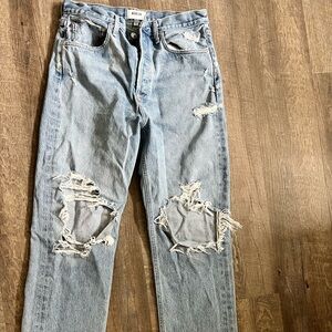 AGOLDE 90’s jeans distressed